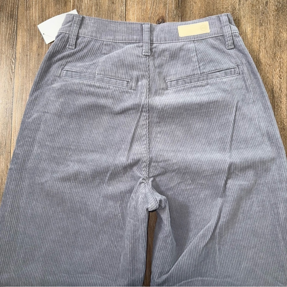 AG Adriano Goldschmied Tailored Deven High Rise Ultra Wide Leg Corduroy Trousers - Picture 13 of 14